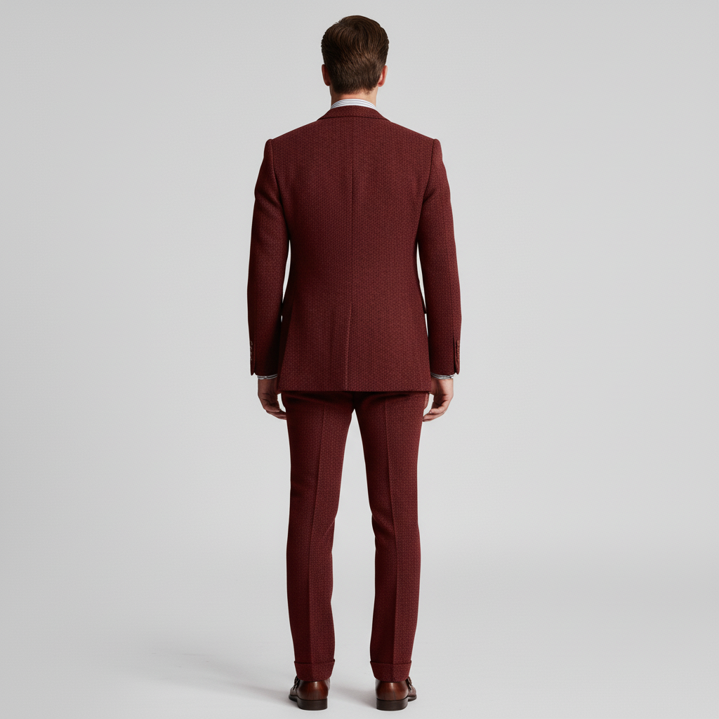 Garnitur Męski Trzyczęściowy w Klasycznym Stylu