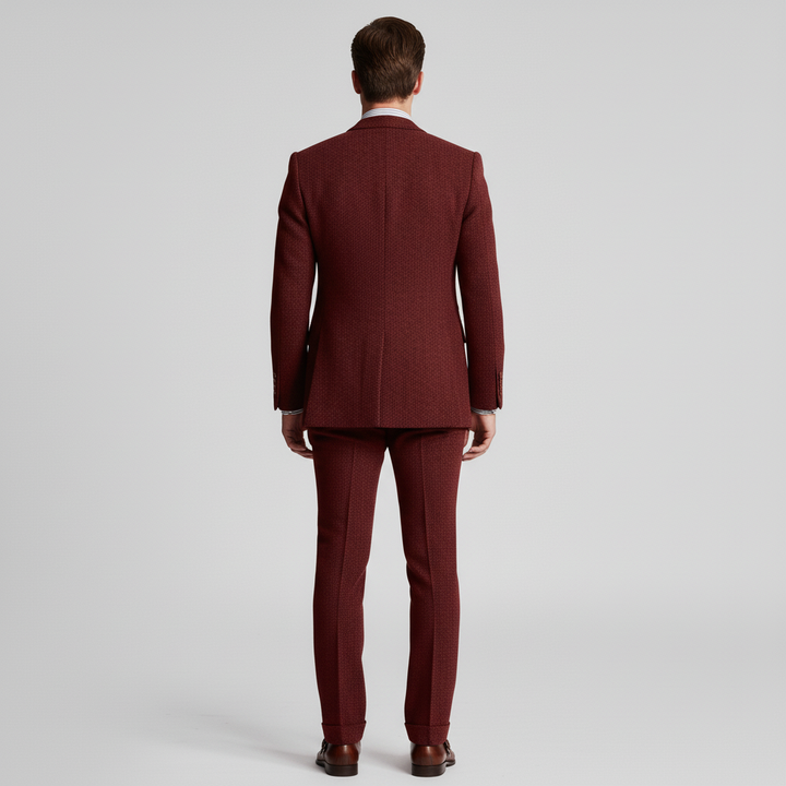 Garnitur Męski Trzyczęściowy w Klasycznym Stylu