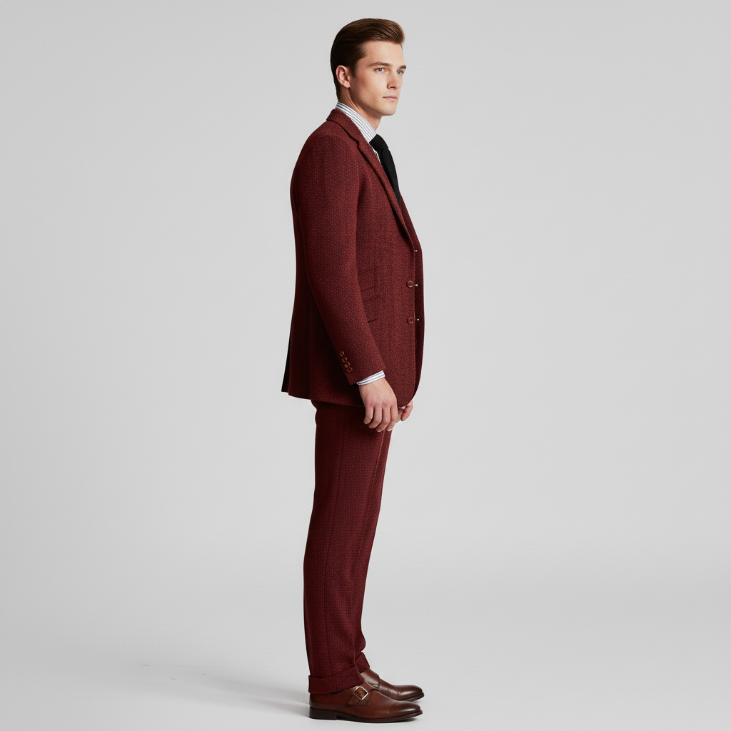 Garnitur Męski Trzyczęściowy w Klasycznym Stylu