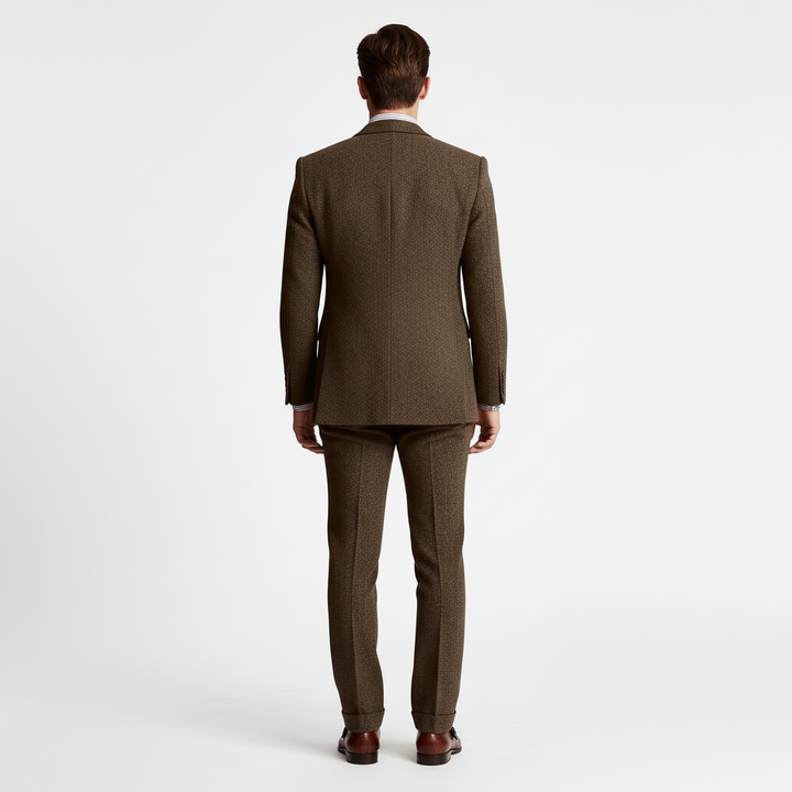 Garnitur Męski Trzyczęściowy w Klasycznym Stylu