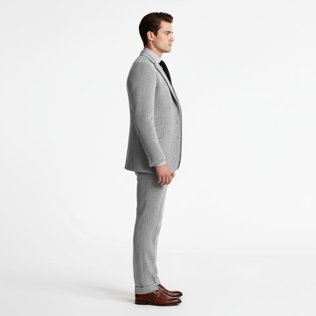 Garnitur Męski Trzyczęściowy w Klasycznym Stylu