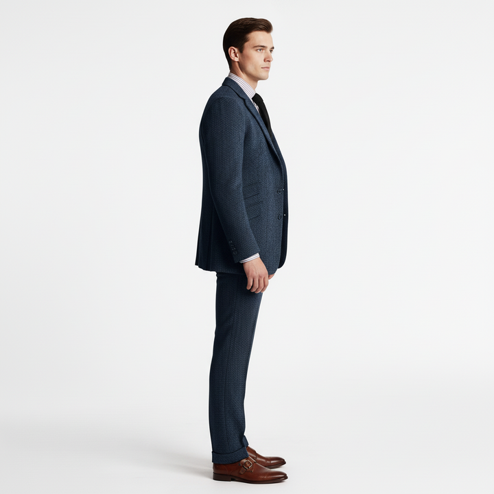 Garnitur Męski Trzyczęściowy w Klasycznym Stylu