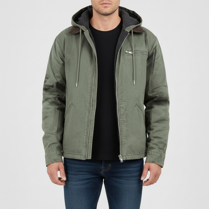 Bluza Męska z Zamkiem w Ciepłej Formie