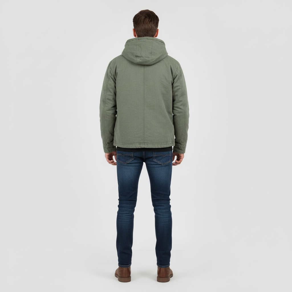 Bluza Męska z Zamkiem w Ciepłej Formie