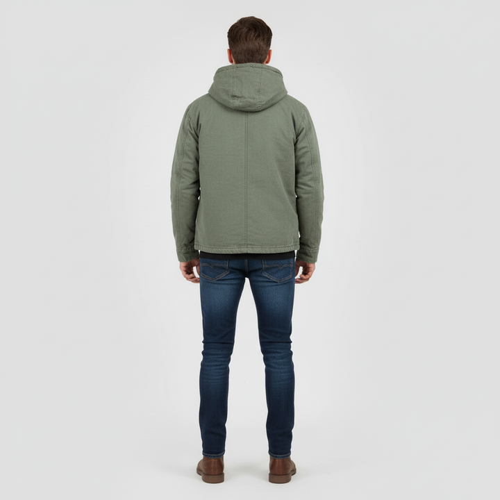 Bluza Męska z Zamkiem w Ciepłej Formie