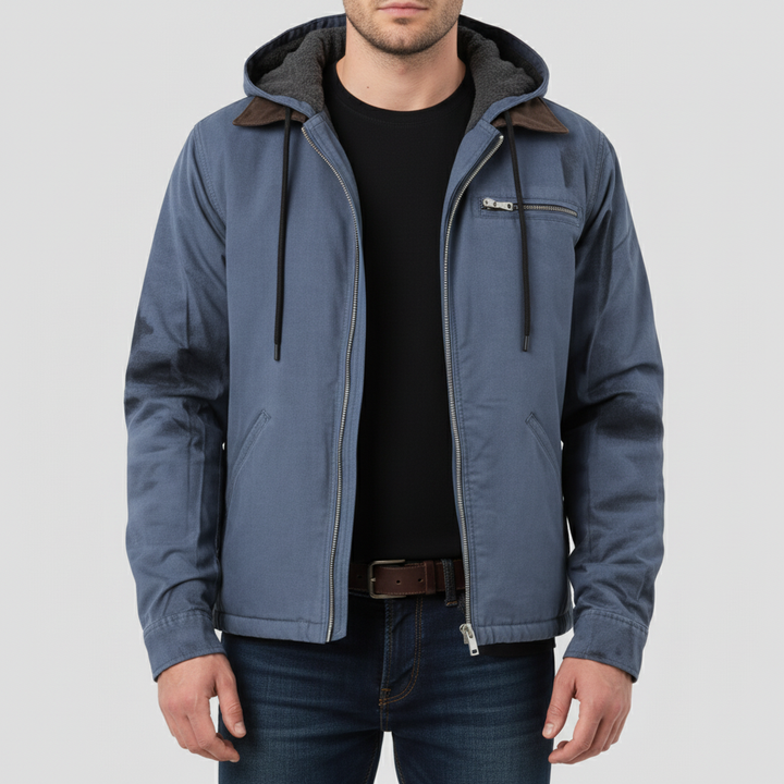 Bluza Męska z Zamkiem w Ciepłej Formie