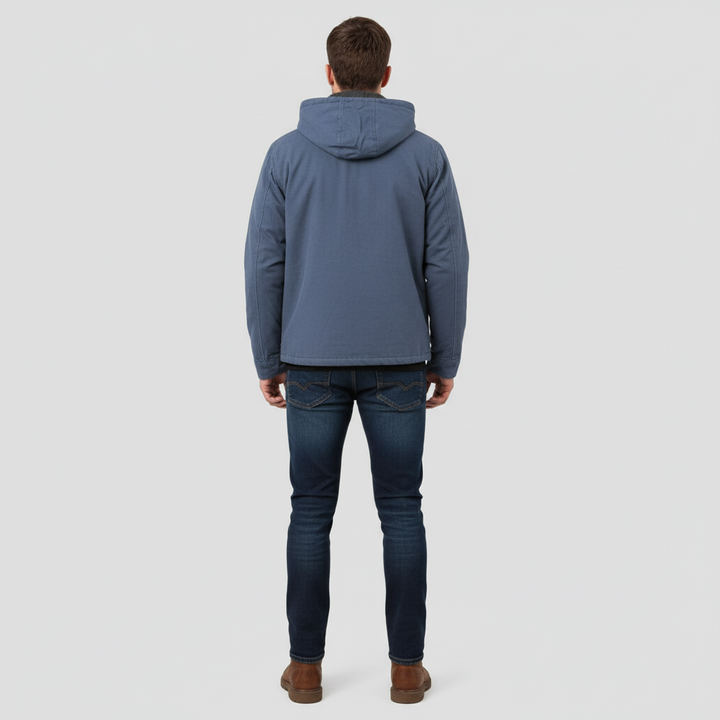 Bluza Męska z Zamkiem w Ciepłej Formie