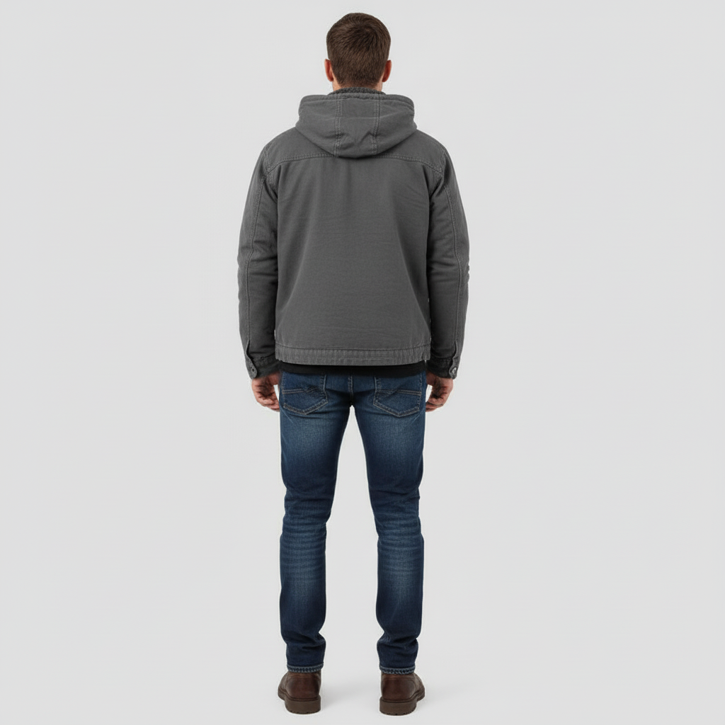 Bluza Męska z Zamkiem w Ciepłej Formie