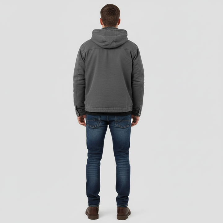 Bluza Męska z Zamkiem w Ciepłej Formie