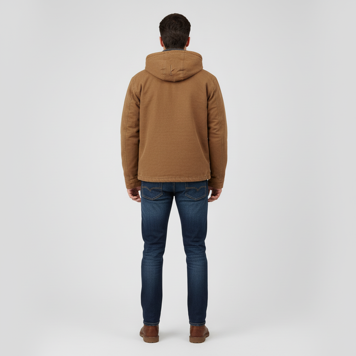 Bluza Męska z Zamkiem w Ciepłej Formie