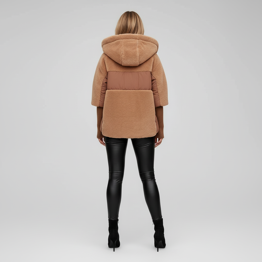 Kurtka Damska Zimowa Ocieplana z Kapturem