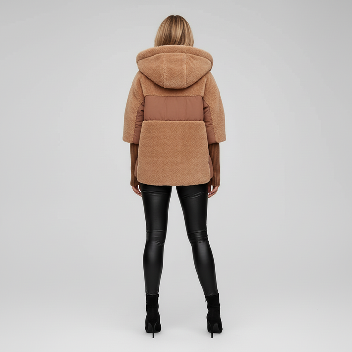 Kurtka Damska Zimowa Ocieplana z Kapturem