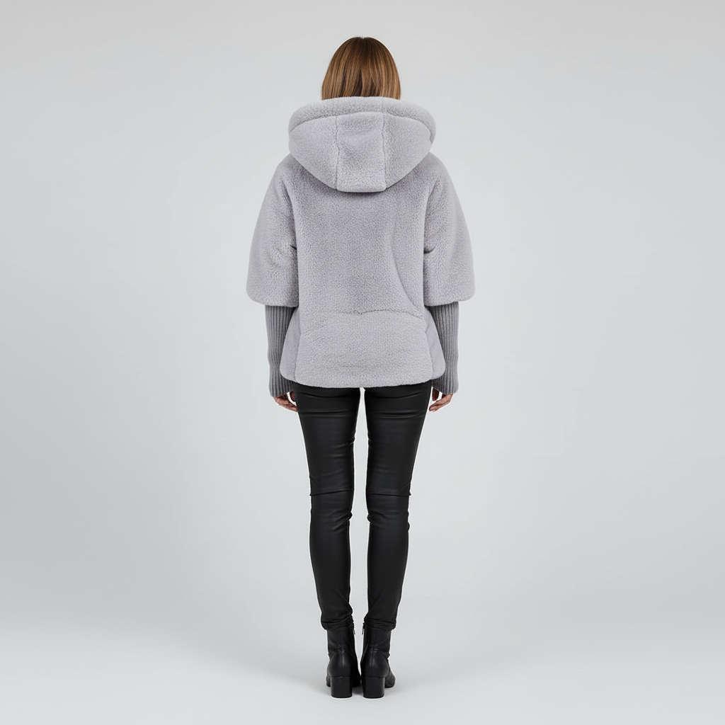 Kurtka Damska Zimowa Ocieplana z Kapturem