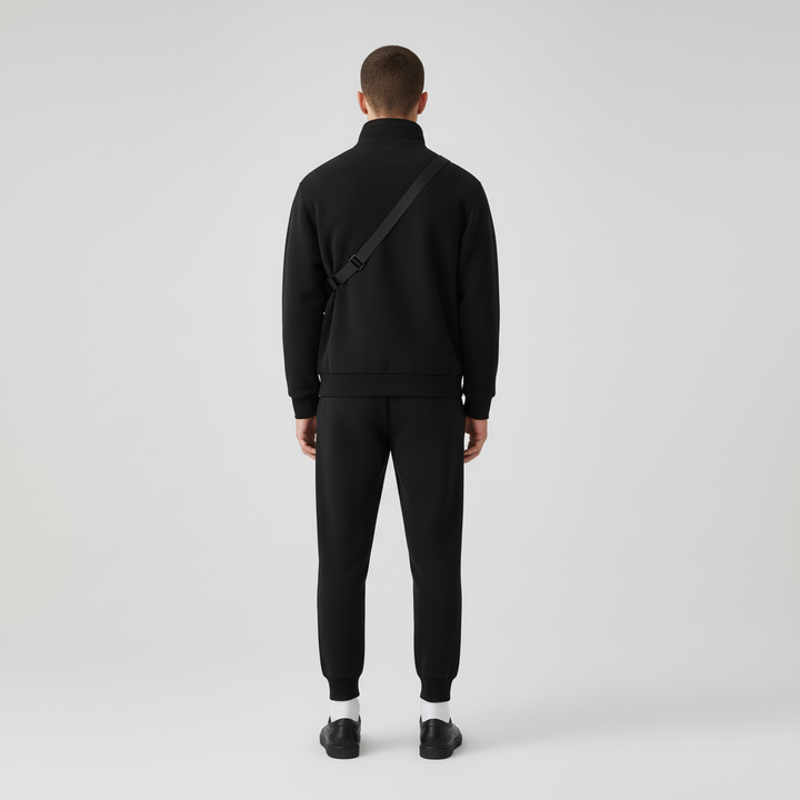 Męski Dres Polarowy z Rozpinaną Bluzą