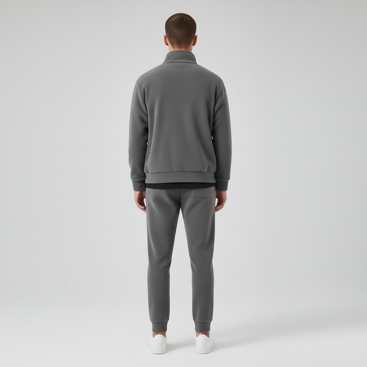 Męski Dres Polarowy z Rozpinaną Bluzą