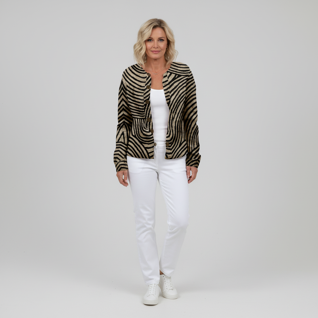 Damski Kardigan z Guzikami