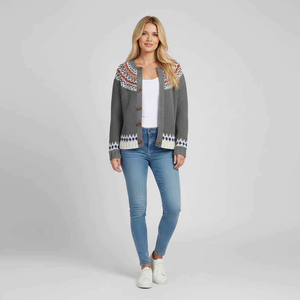 Damski Kardigan z Guzikami
