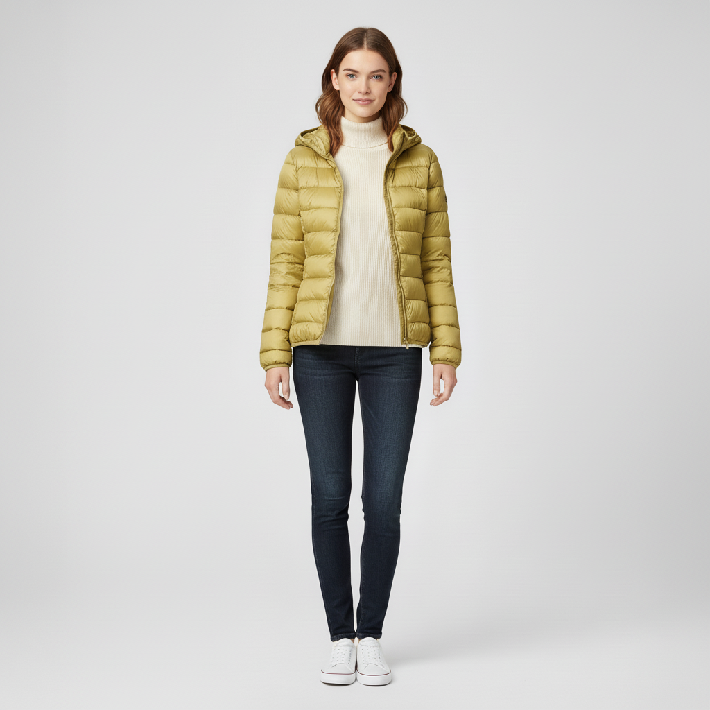 Damska Kurtka Puchowa – Elegancki Fason na Zimowe Dni