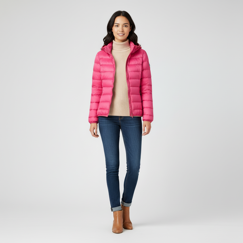 Damska Kurtka Puchowa – Elegancki Fason na Zimowe Dni