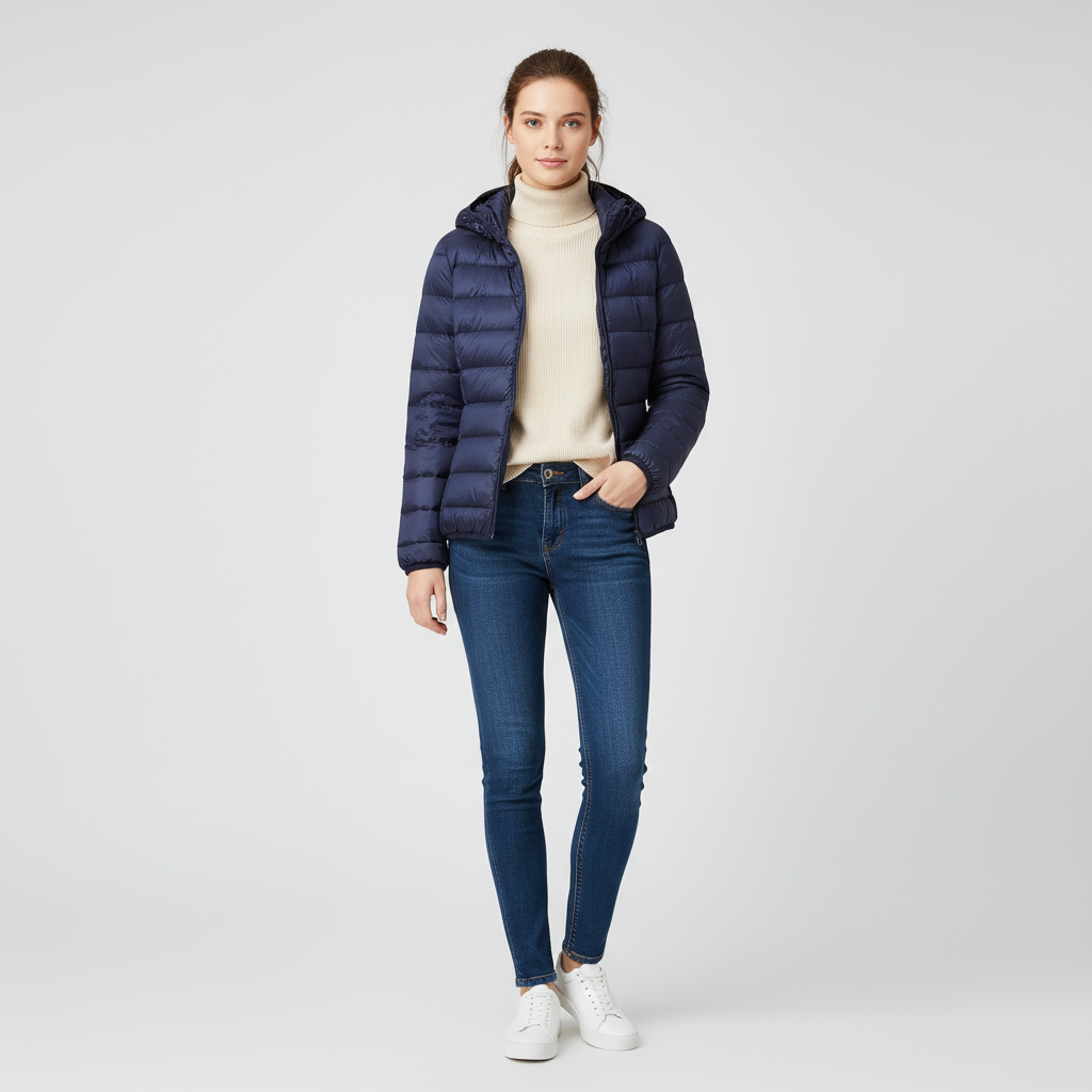 Damska Kurtka Puchowa – Elegancki Fason na Zimowe Dni