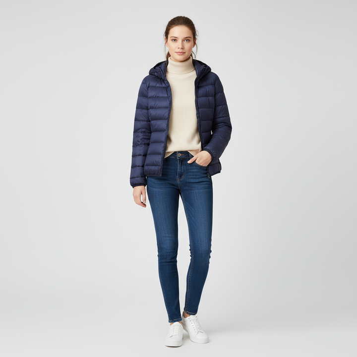 Damska Kurtka Puchowa – Elegancki Fason na Zimowe Dni