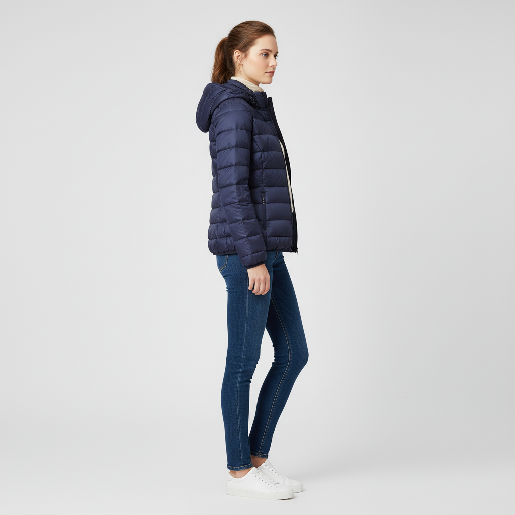 Damska Kurtka Puchowa – Elegancki Fason na Zimowe Dni