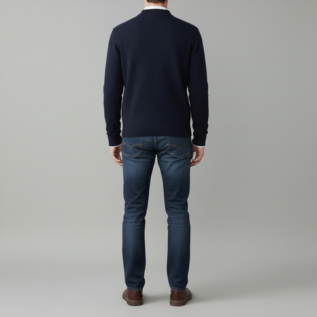 Męski Sweter w Stylu Retro