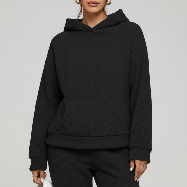 Damski Zestaw Polarowy z Kapturem