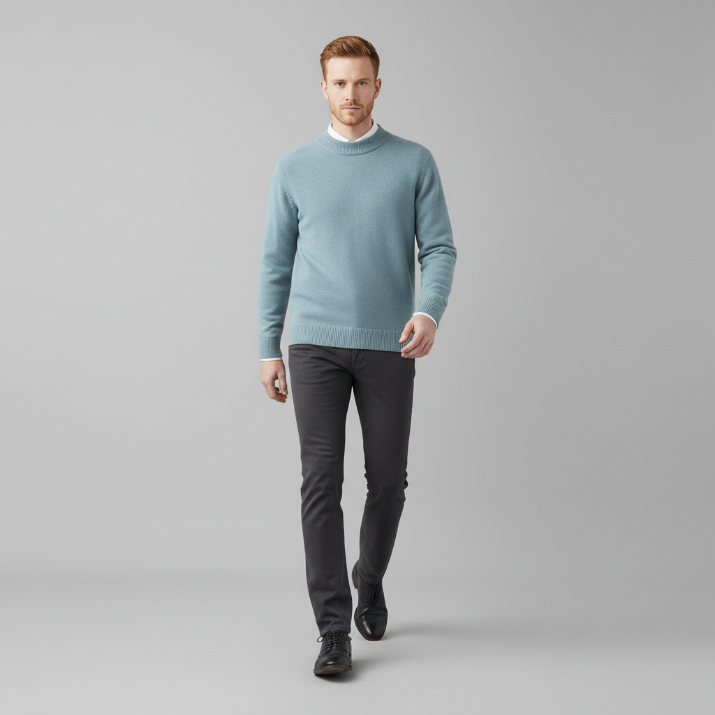 Męski Sweter w Stylu Retro