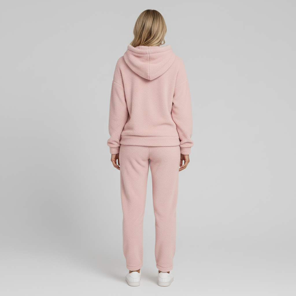 Damski Zestaw Polarowy z Kapturem