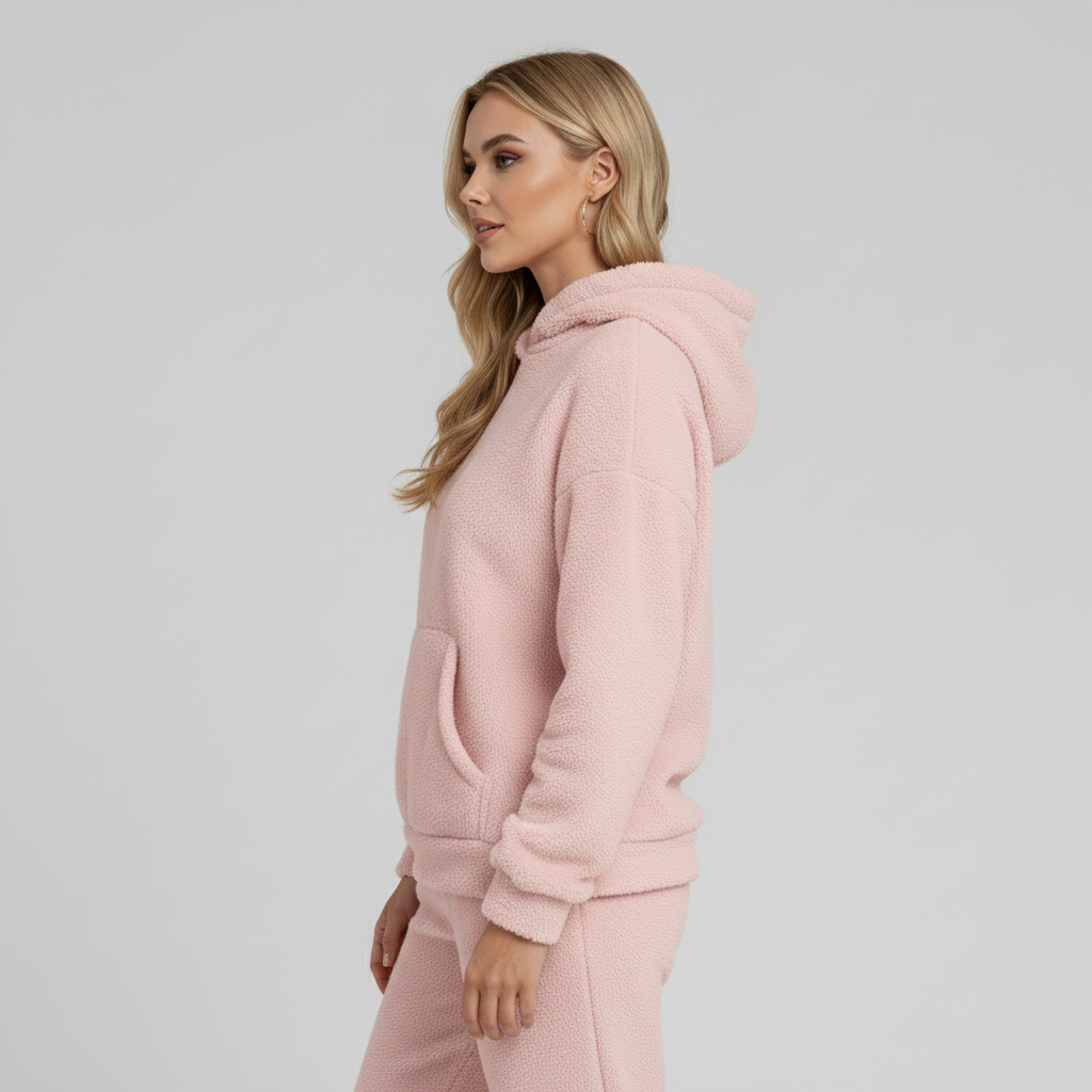 Damski Zestaw Polarowy z Kapturem