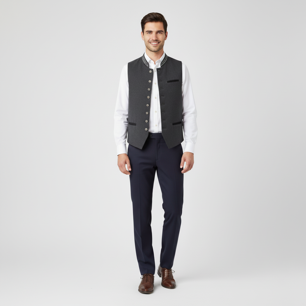 Kamizelka męska w klasycznym stylu