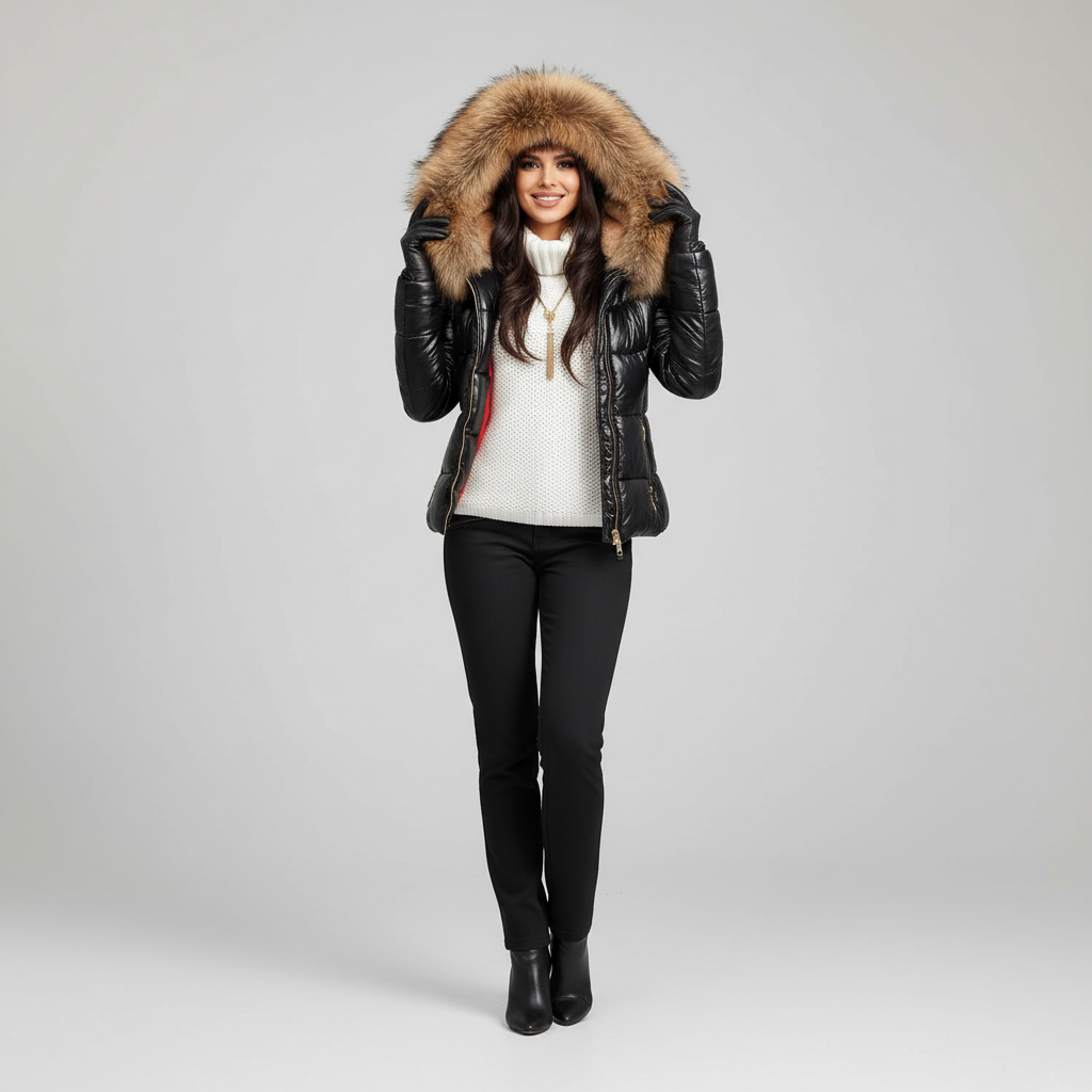 Damska Kurtka Puchowa – Lekka i Ciepła na Zimę