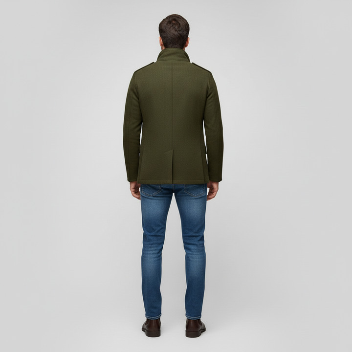 Płaszcz Męski z Klasycznym Krojem