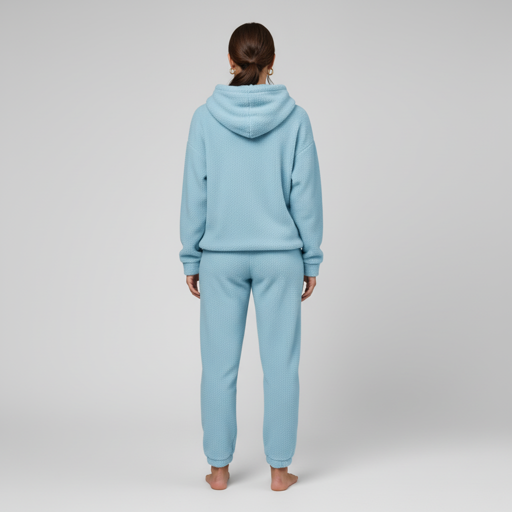 Damski Zestaw Polarowy z Kapturem