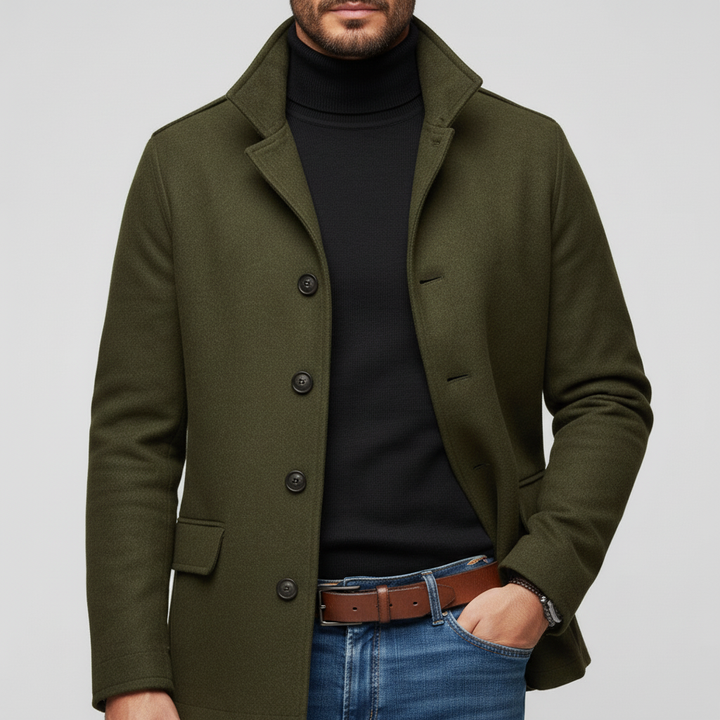 Płaszcz Męski z Klasycznym Krojem