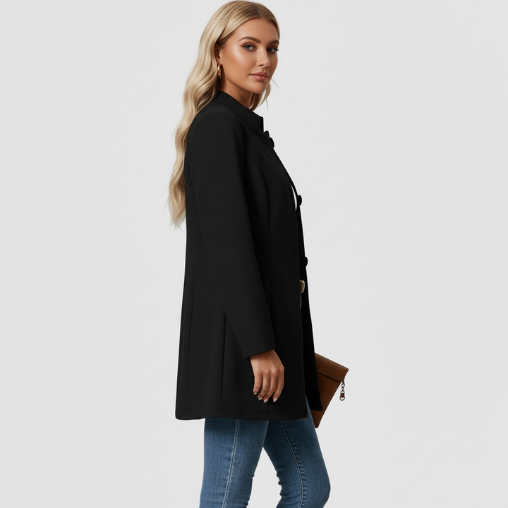 Płaszcz Damski Zimowy z Klasyczną Linią