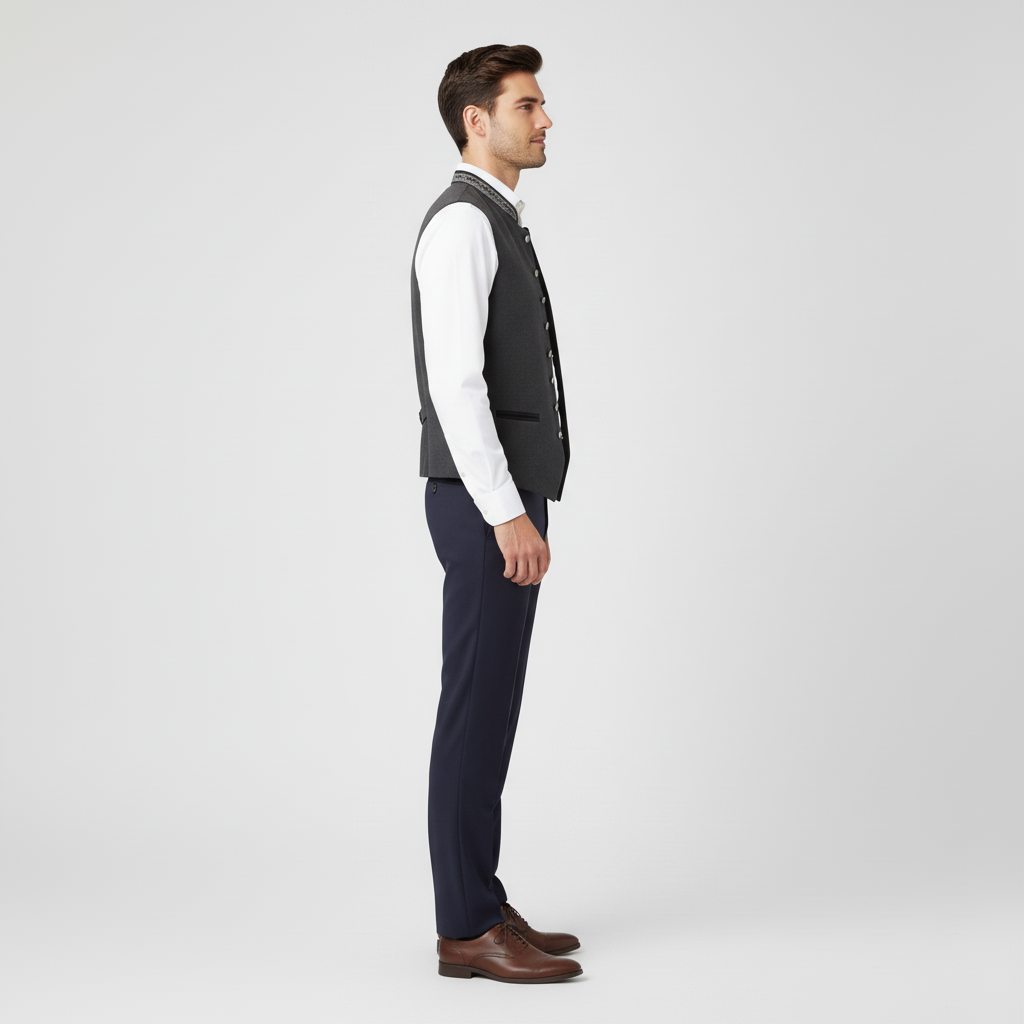 Kamizelka męska w klasycznym stylu