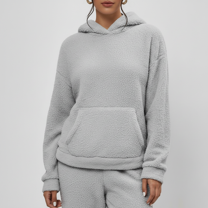 Damski Zestaw Polarowy z Kapturem