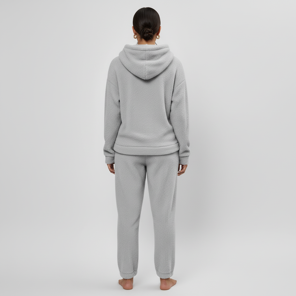 Damski Zestaw Polarowy z Kapturem