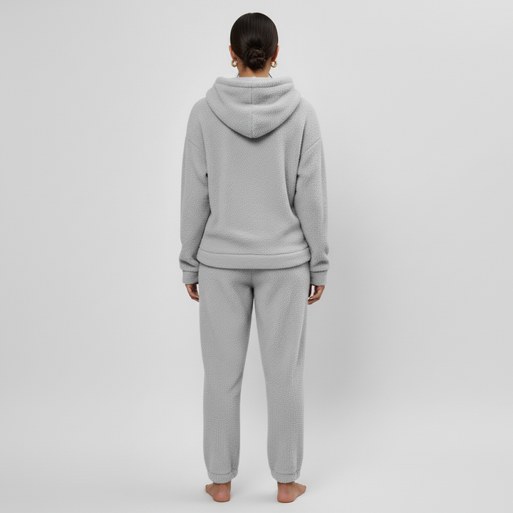 Damski Zestaw Polarowy z Kapturem