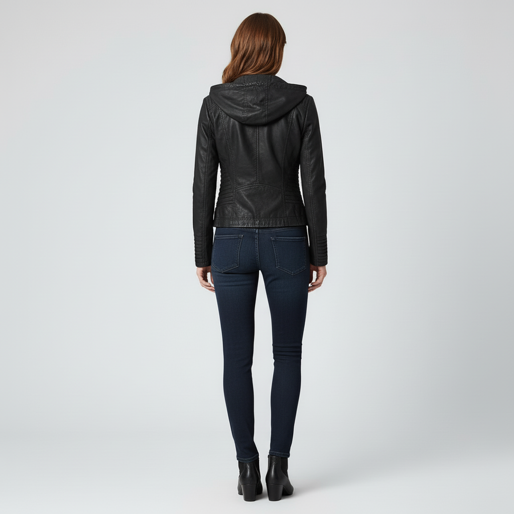 Kurtka Damska z Kapturem na Zmienną Pogodę