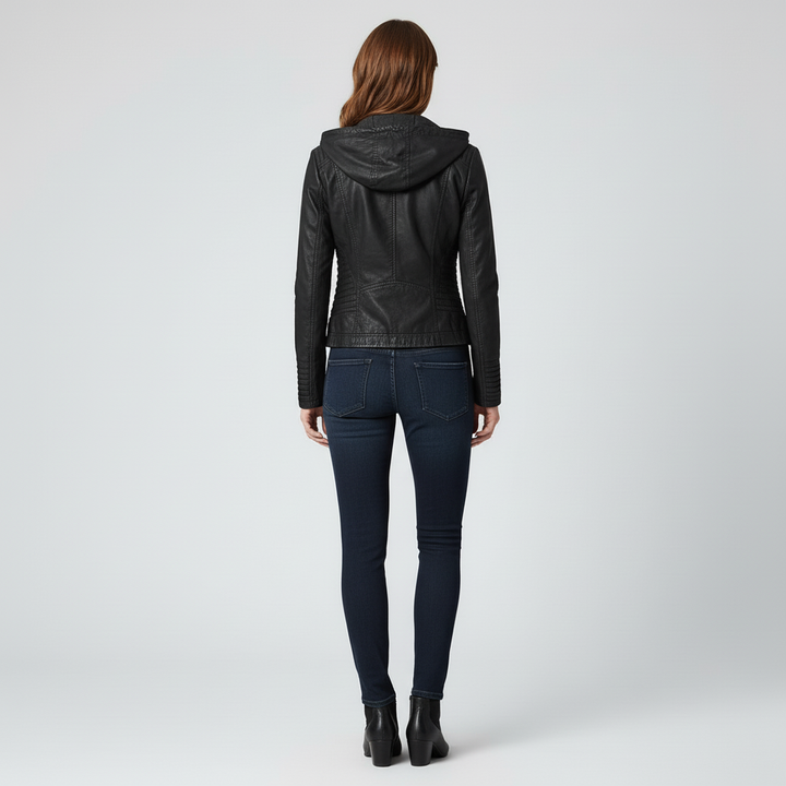 Kurtka Damska z Kapturem na Zmienną Pogodę