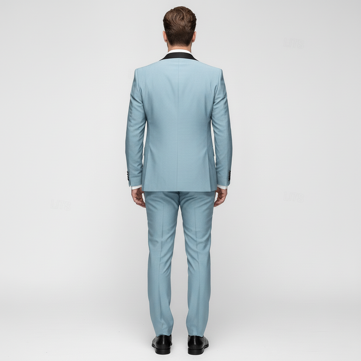 Garnitur Męski Trzyczęściowy z Blazerem i Kamizelką