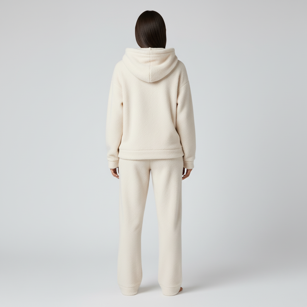 Damski Zestaw Polarowy z Kapturem