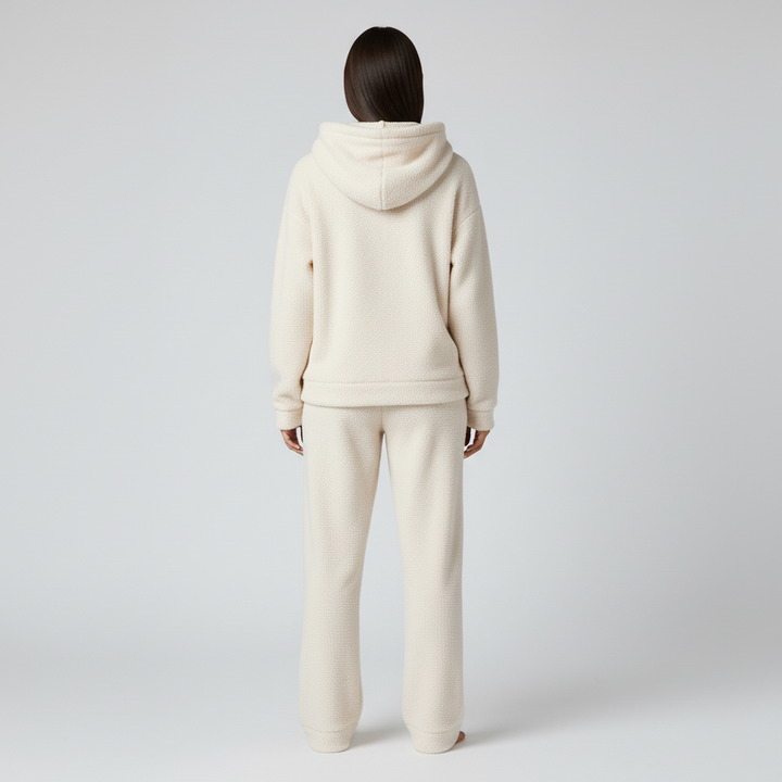 Damski Zestaw Polarowy z Kapturem