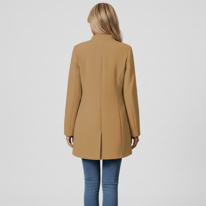 Płaszcz Damski Zimowy z Klasyczną Linią