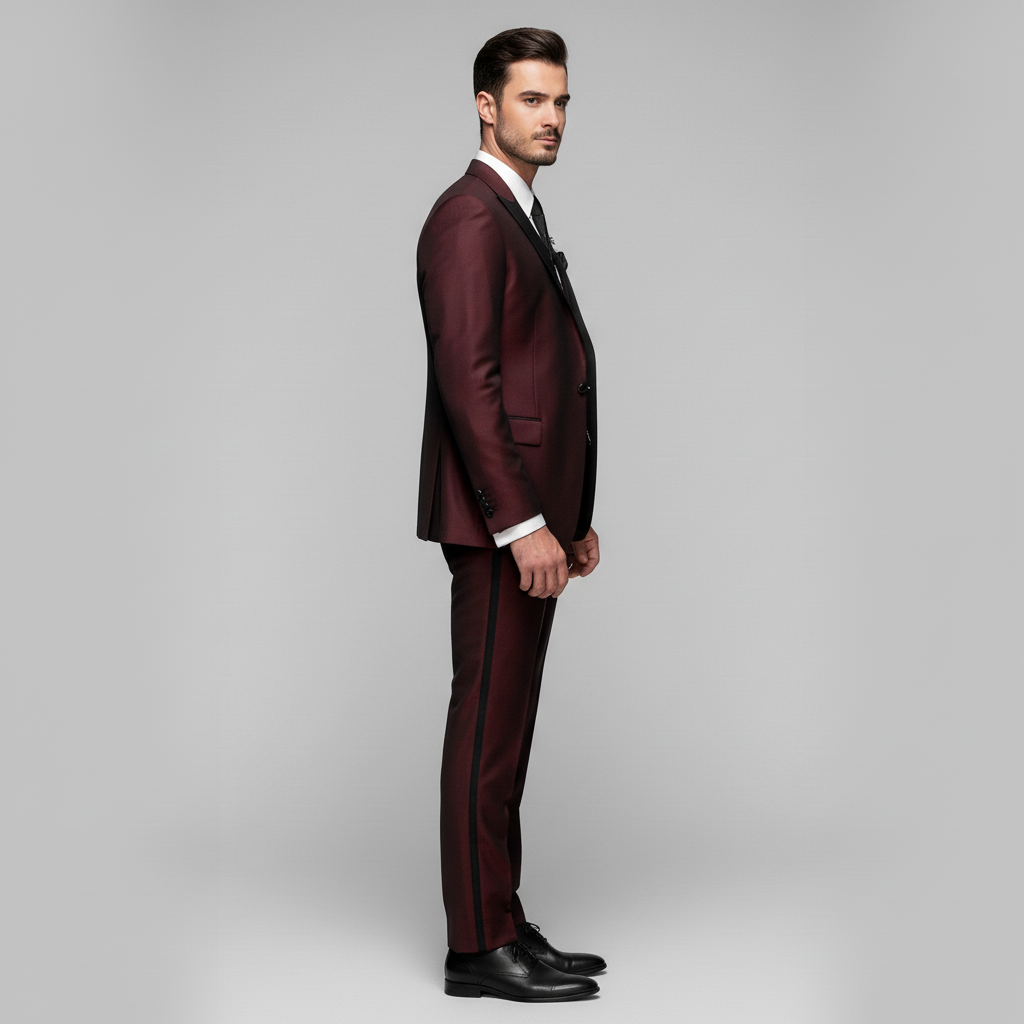 Garnitur Męski Trzyczęściowy z Blazerem i Kamizelką