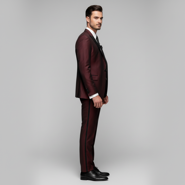 Garnitur Męski Trzyczęściowy z Blazerem i Kamizelką