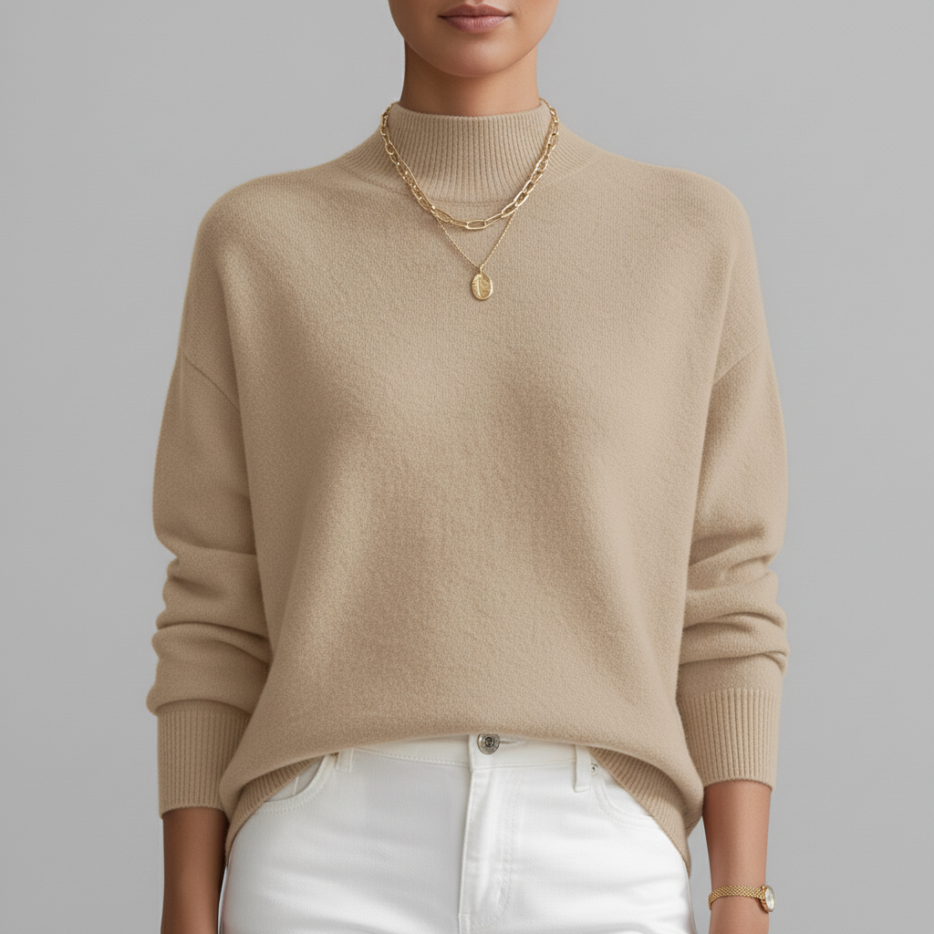 Damski Sweter z Golfem